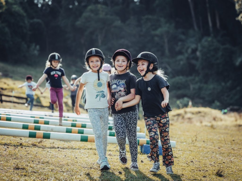 While horse riding is the main focus of the school holiday camp, there are other activities including arts and crafts, sporting games, team building and guest instructors with experience within the equine industry.